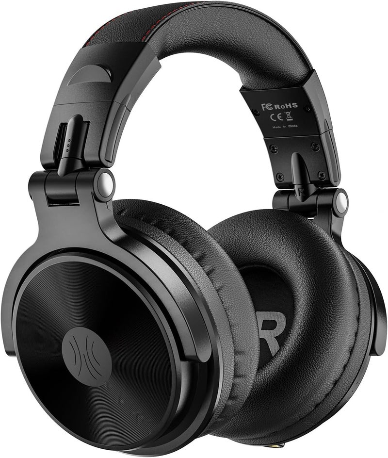 OneOdio All-round unified build Bluetooth Over Ear Headphones - Wireless/Wired 110 Hrs Stereo Bluetooth Headsets Foldable Headset With Deep Bass 50Mm Neodymium Drivers For Pc/Phone - Studio Wireless(Y80B) Condition adaptive build - Image 1