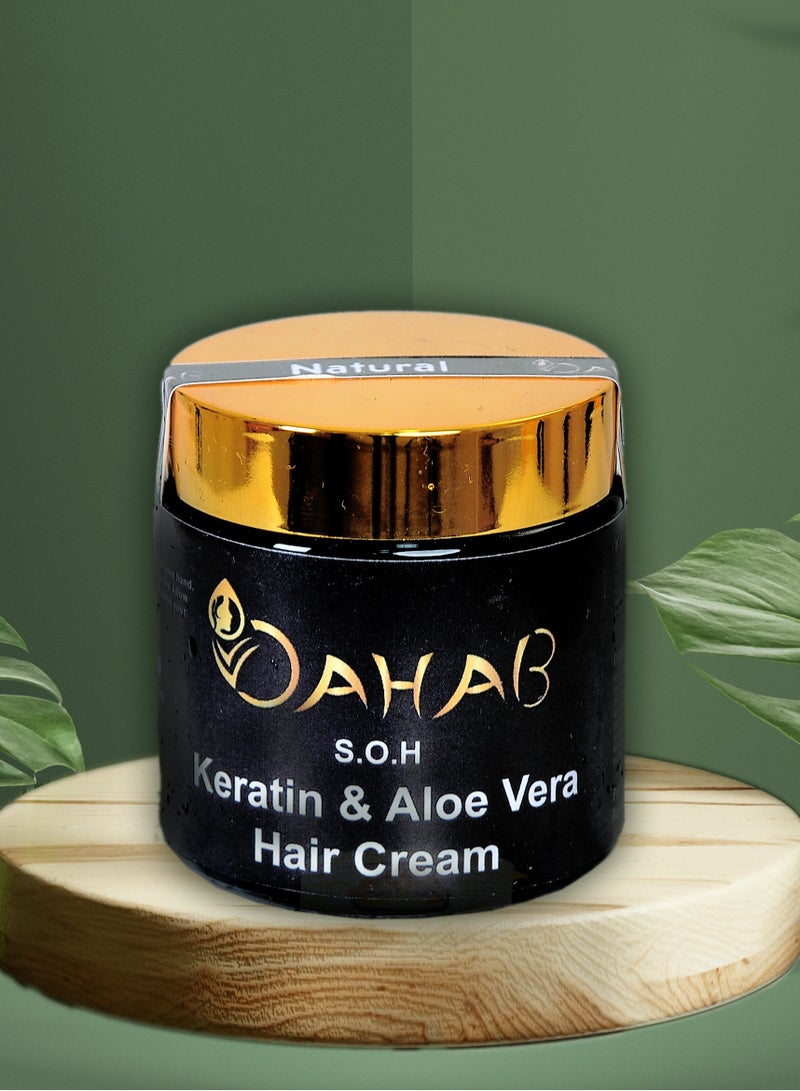 Keratin & aloe vera hair cream