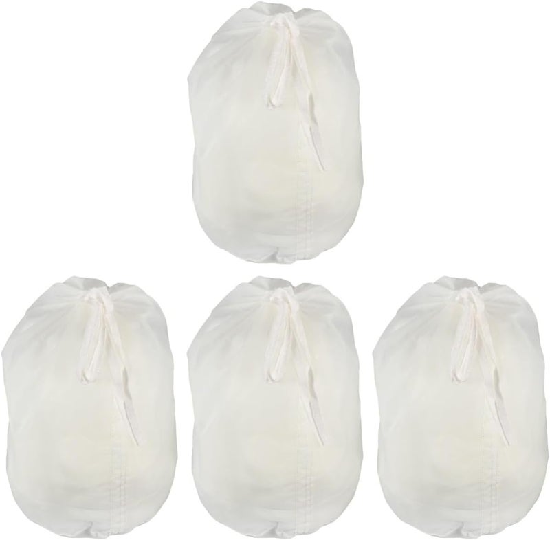 MAGICLULU 4pcs Mesh Food Strainer Bag Ultra Fine Filter for Nut Milk Coffee Juice and Homemade Beverages Reusable Cold Brew Brewing Tool - Image 1