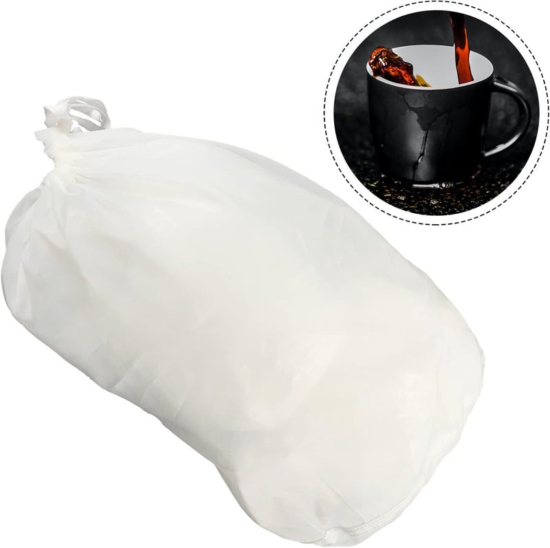MAGICLULU 4pcs Mesh Food Strainer Bag Ultra Fine Filter for Nut Milk Coffee Juice and Homemade Beverages Reusable Cold Brew Brewing Tool - Image 2