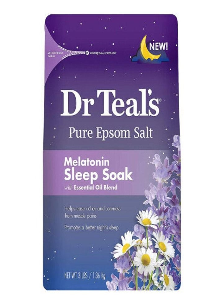 Dr Teal's - Pure Epsom Salt Melatonin Sleep Soak with Essential Oil 1.36 kg - Image 1