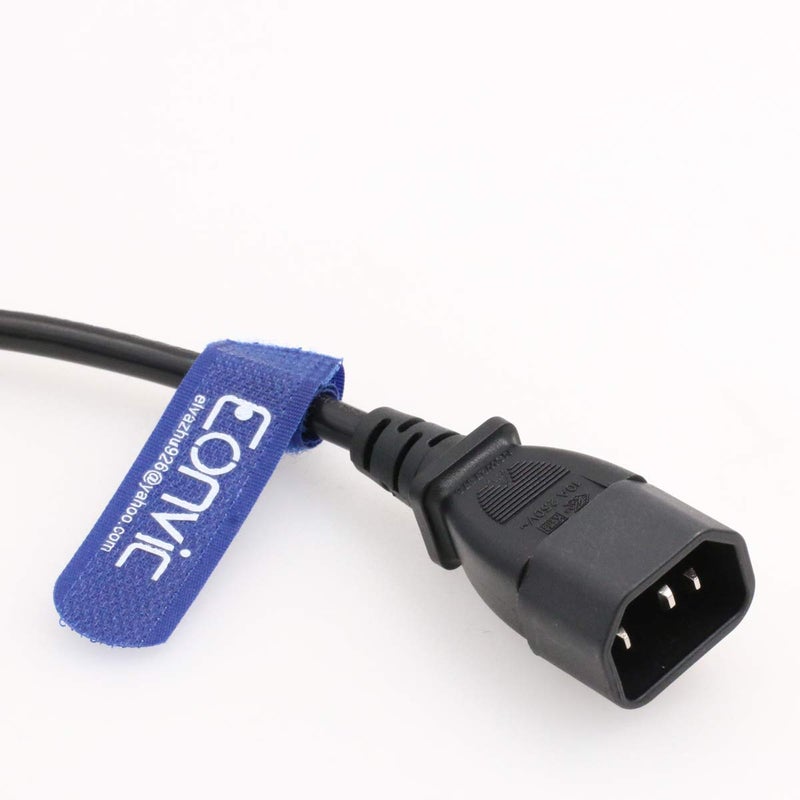Eonvic IEC 320 C14 Male to 3 x Europe Schuko Female Socket Short Adapter Power Cable for UPS PDU,Euro UPS/PDU Power Cord Connecter - Image 3