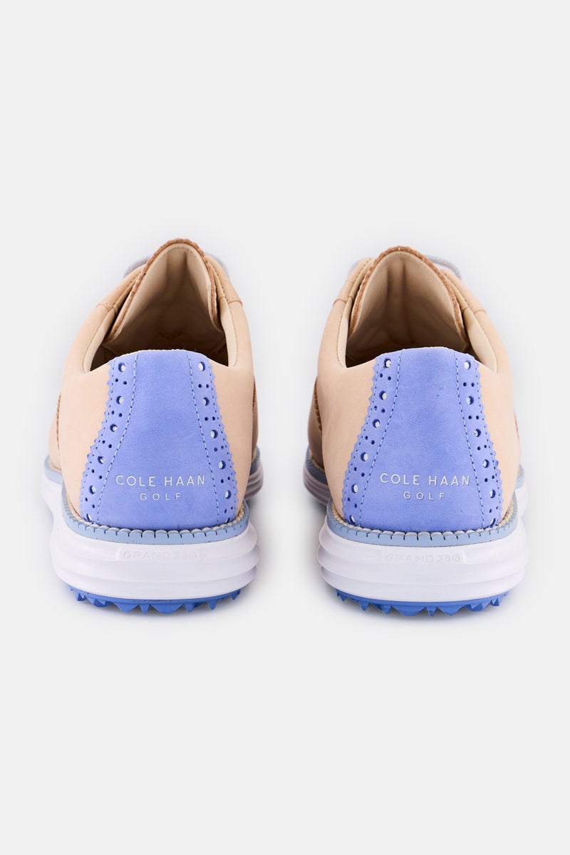 COLE HAAN أحذية كاجوال نسائية واسعة بأربطة قصيرة، بيج - Image 3