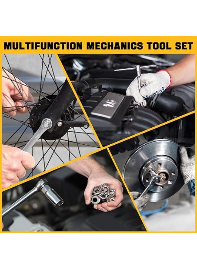 Manful Precision 218 Pcs Ratcheting Screwdriver & Socket Bit Set – Repair Tool Kit with Magnetic Driver, Multi-Tool Screwdriver Tool Set with Box Alloy Steel Small Electric - Image 3