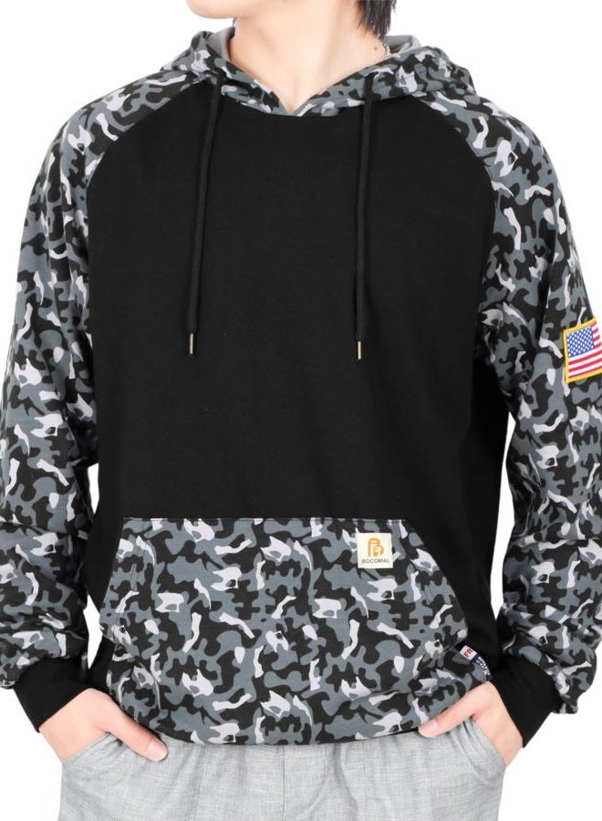 BOCOMAL FR Hoodies Camouflag Lightweight Pullover 7.5oz Cottoon Flame Resistant men's Hooded Sweatshirts NON FLEECE - Image 5