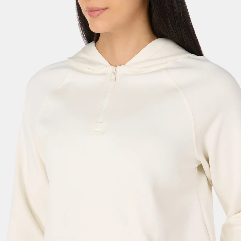 Sun and Sand Sports Beige Women's Modal Hoodie for Women | Best Price UAE