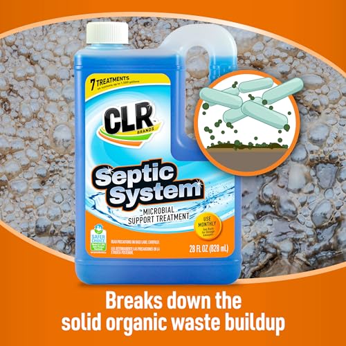 CLR Healthy Septic System Microbial Support Treatment 28 Ounce Bottle - Image 4