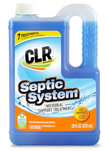 CLR Healthy Septic System Microbial Support Treatment 28 Ounce Bottle - Image 1