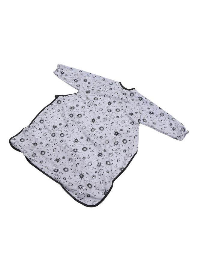 Thoraya - Coverall Toddler Feeding Bib One Piece Waterproof Polyester Long Sleeves Easy Cleaning Baby Apron for Eating ZP007 CP20 - Image 1