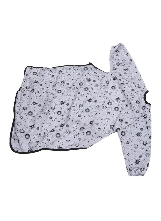 Thoraya - Coverall Toddler Feeding Bib One Piece Waterproof Polyester Long Sleeves Easy Cleaning Baby Apron for Eating ZP007 CP20 - Image 1