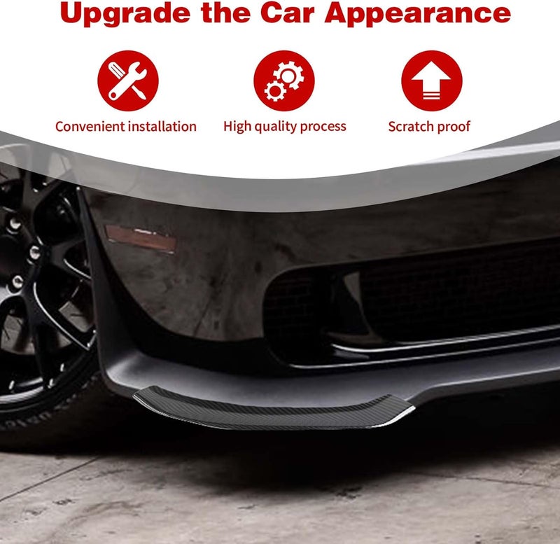 PDKLIN Front Bumper Lip Splitter for Dodge Challenger SRT Hellcat - Image 4