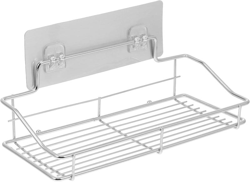 Wall Mounted Stainless Steel Draining Rack 25X11 5X9CM Rustproof Organizer Kitchen Bathroom - Image 1