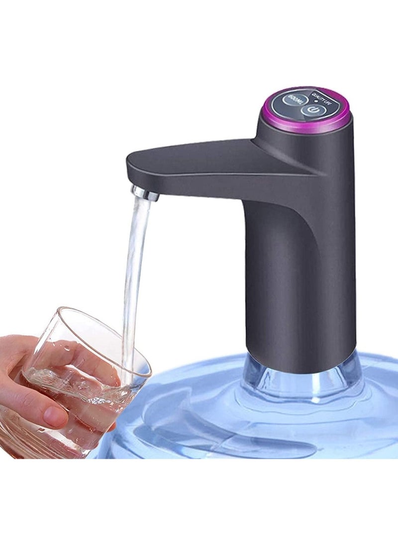 Sprinters Sprinters Water Jug Pump, Electric Water Bottle Pump, USB Charging Automatic Drinking Water Pump for Universal 3-5 Gallon Bottles, Portable Water Dispenser for Home, Office, Picnic, and Camping  - Image 1