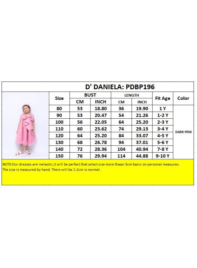 دىدانيالا فستان تول بفيونكة وردية - Image 3