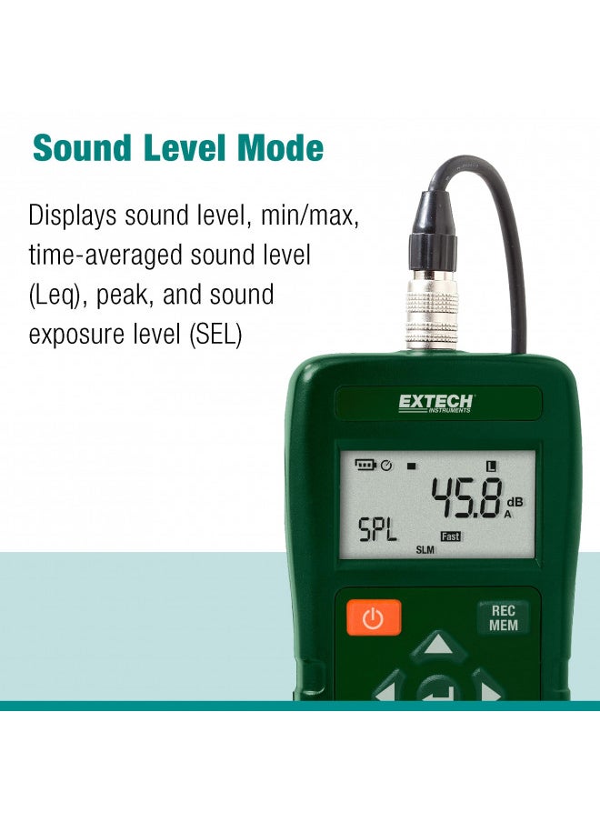Extech Extech SL400 Personal Noise Dosimeter with USB Interface  - Image 5