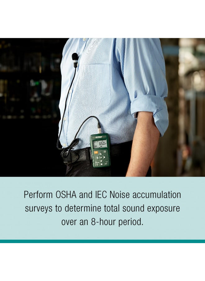 Extech Extech SL400 Personal Noise Dosimeter with USB Interface  - Image 4