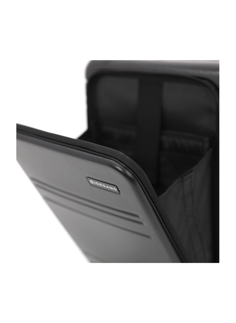 GIORDANO Giordano Hardside Double Spinner Wheel Luggage Trolley Bag 20 inch Cabin Size ,Black  - Image 4