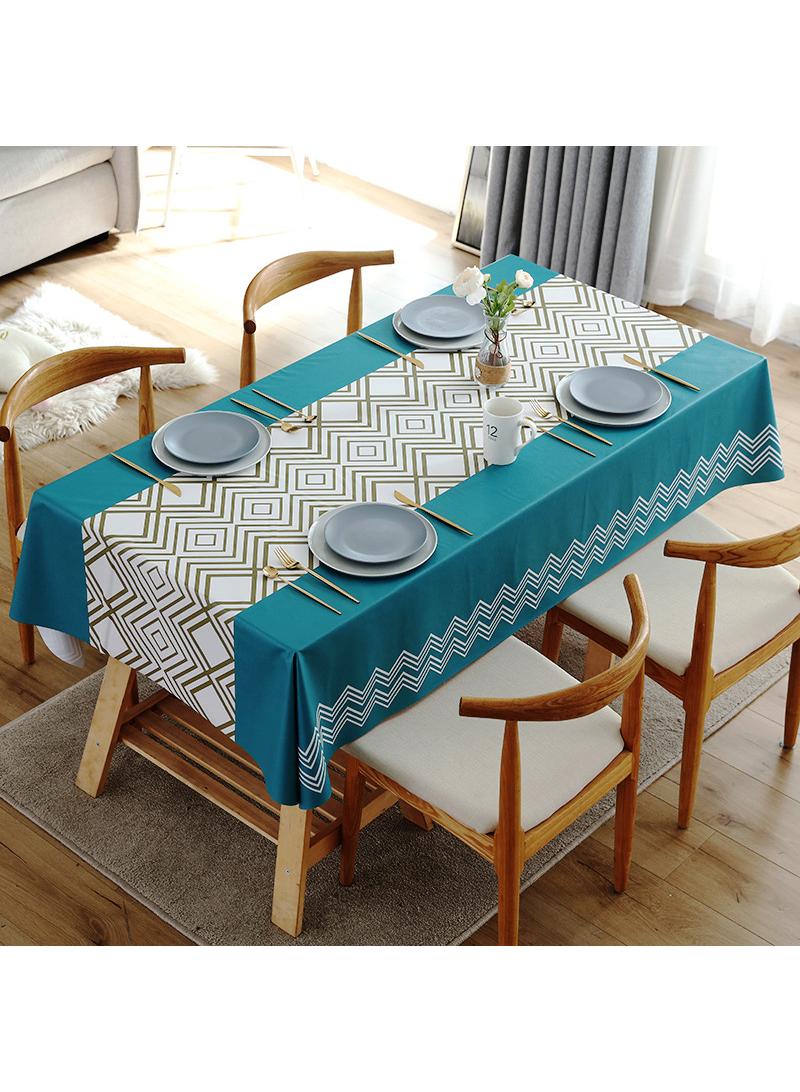 100*160cm Waterproof, oil resistant, and washable PVC table mat, hotel tablecloth, coffee table cloth, wear-resistant dining tablecloth