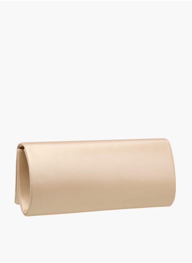Flora Bella By Shoexpress Women Embellished Clutch with Button Closure and Chain Strap  - Image 4