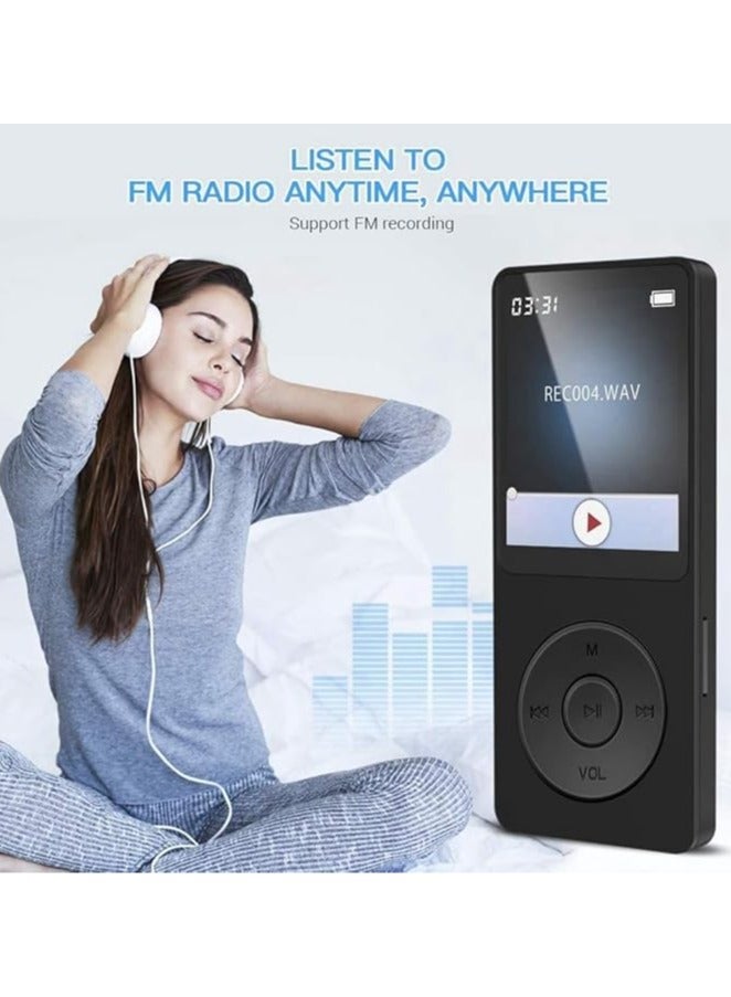 MP4 Player Bluetooth MP3 Mini Walkman Student 1.8 Inch Screen 64G Plug Card Sports Music Player - Image 2