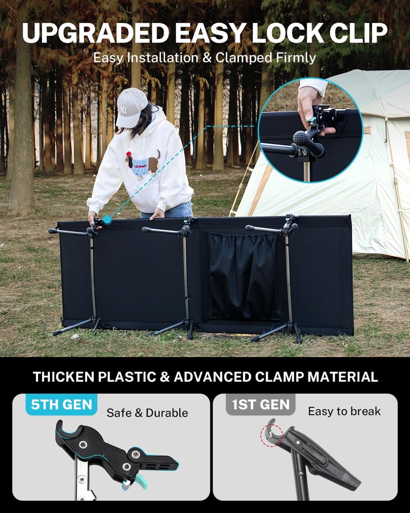 Gonex Camping Cot with Leg Extenders 2 in 1 Portable Ultralight Folding Cot for Adults Adjustable Height Supports 350lbs Sleeping Bed for Backpacking Travel Beach Home 74.8"x27.5"(Black, 1 PCS) - Image 5