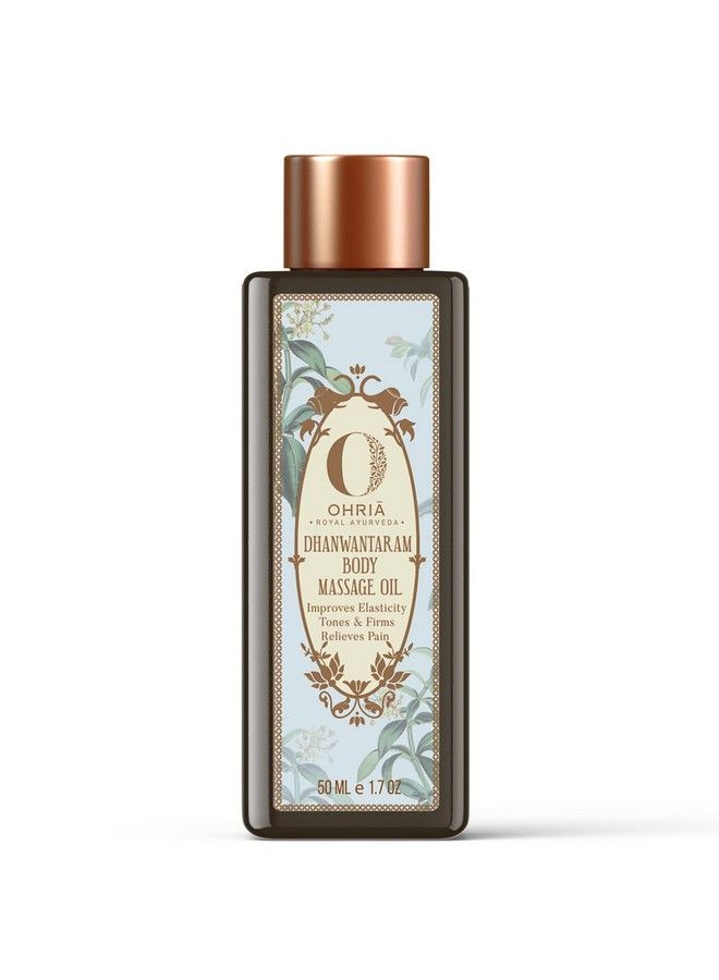 OHRIA Ayurveda Dhanwantaram Thailam/Body Massage Oil ; Tones & Firms Improves Elasticity & Relieves Pain 50Ml - Image 2