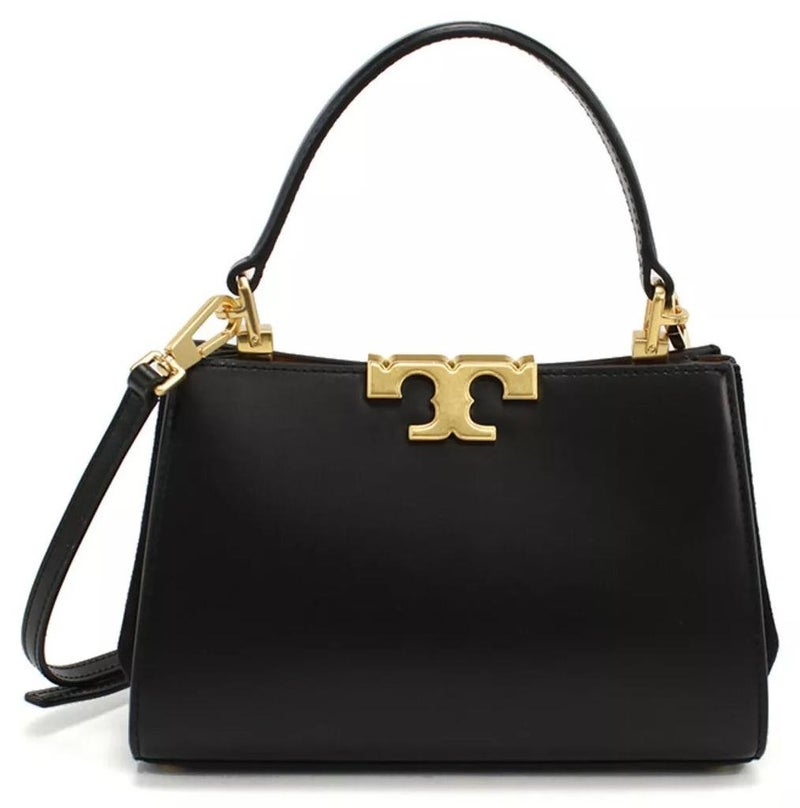 Burch Tory Burch Eleanor Leather Suede Trimmed Shoulder Crossbody Tote Bag - Image 1