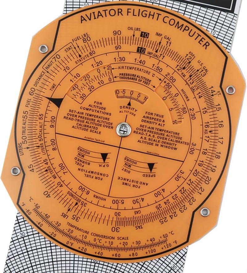 مسطرة الطيران الملاحية CRP 1 ذات القاعدة المنزلقة الدوارة لتخطيط الرحلات الجوية الحجم A - Image 2
