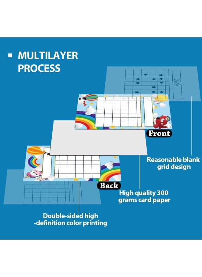 Outus Sticker Chart Incentive Chart For Classroom Sticker Chart For Kids Behavior And 1760 Colorful Star Stickers For Classroom Teaching Or Family Using (74 Pieces)  - Image 2