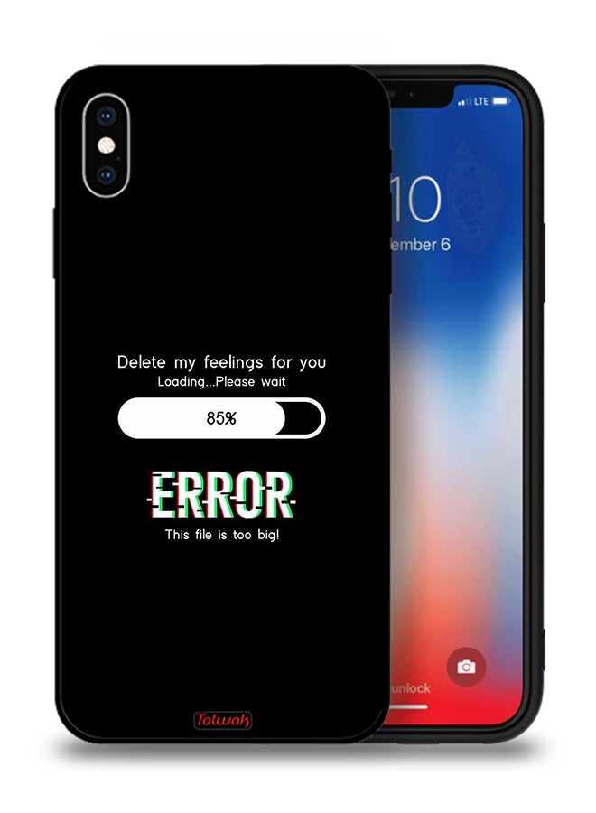 Tolwak Apple iPhone XS Protective Case Delete My Feelings For You - Image 1