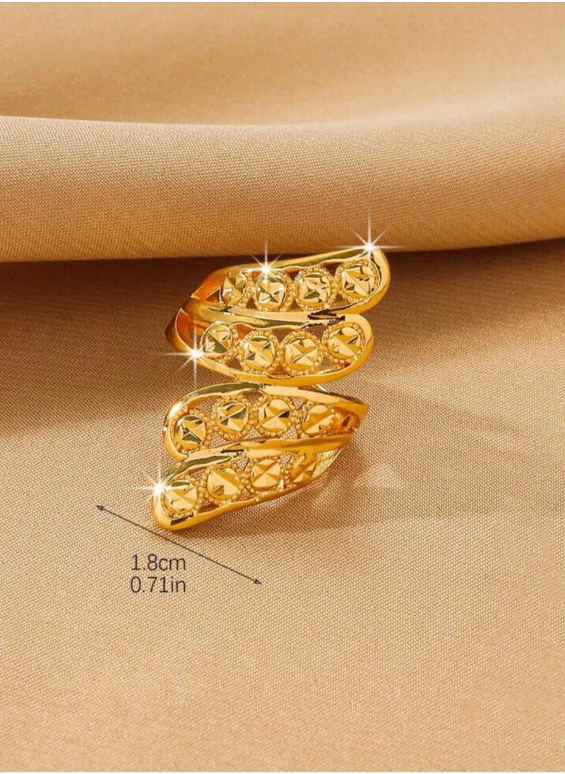 GOLDMAX - 21k Gold Plated Ring For Women One Size - Image 1