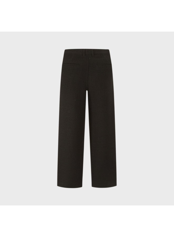Zara men's Textured Wool-blend Casual Wide-leg Pants - Versatile & Relaxed Fit - Image 3