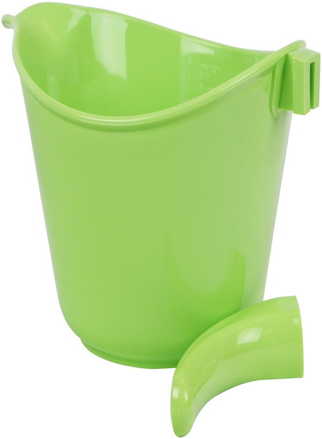 Reston Lloyd Batter Mixing Bowl with Pour Spout, 2 Quart, Heavy Duty BPA-Free Plastic - Microwave & Dishwasher Safe, Non-Slip Base, Ergonomic Space Saving Detachable Handle - Image 3