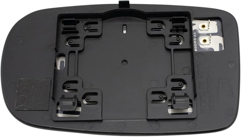 TRQ Passenger Side Heated Power Manual Folding Mirror Glass Assembly Compatible with 2012-2022 Dodge Charger 2011-2022 Chrysler 300 2011-2014 Chrysler 200 - Image 4