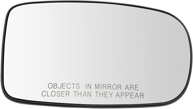 TRQ Passenger Side Heated Power Manual Folding Mirror Glass Assembly Compatible with 2012-2022 Dodge Charger 2011-2022 Chrysler 300 2011-2014 Chrysler 200 - Image 1