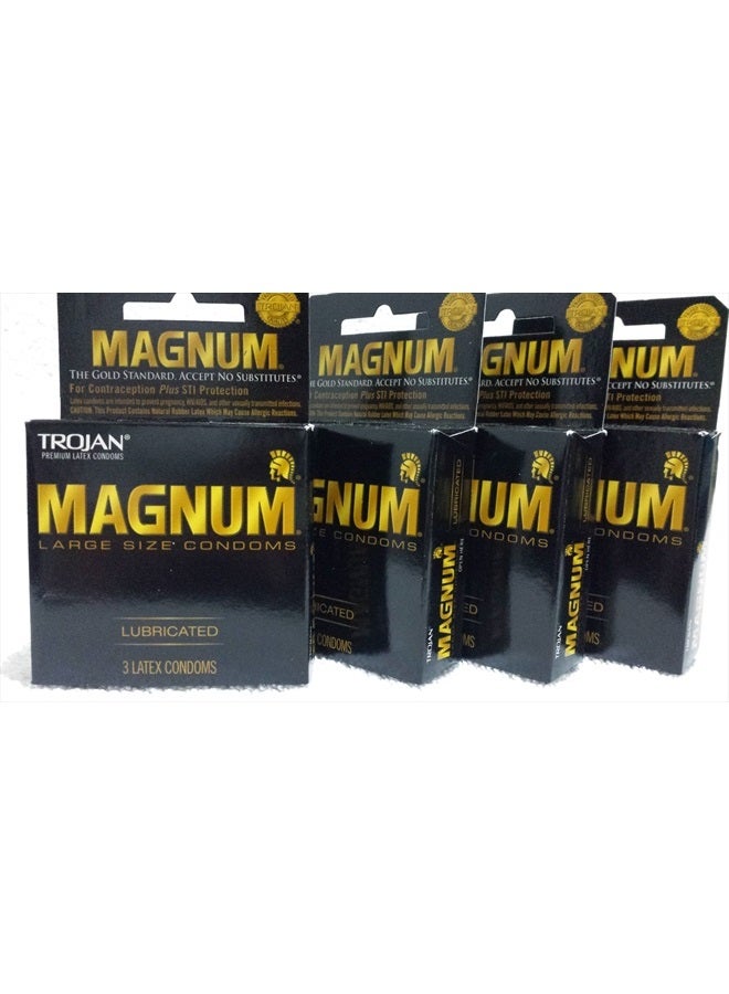 Trojan Magnum XL Condoms 12 Box - Image 1
