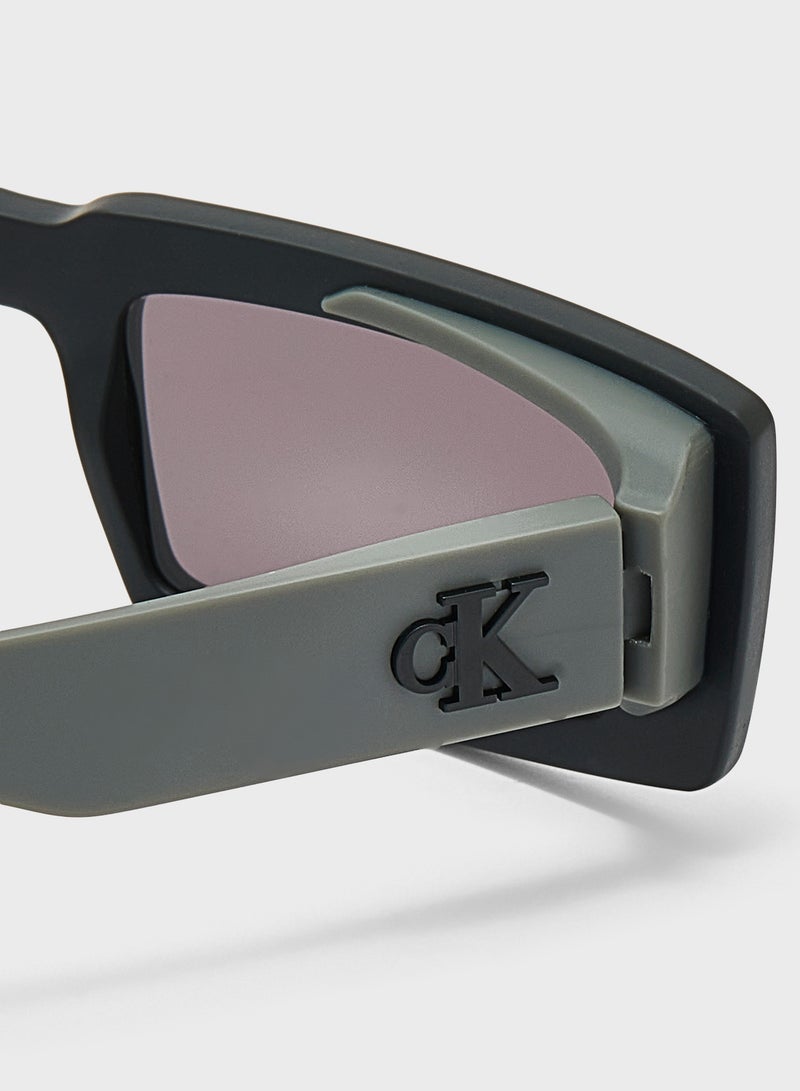 Calvin Klein Jeans Rectangle Sunglasses  - Image 4