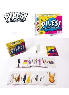 Generic Piles Card Games – Family Games  – Games for Adults – Family Game Night – Travel Games – Party Games – Memory Games – 10 Mins  - Image 5