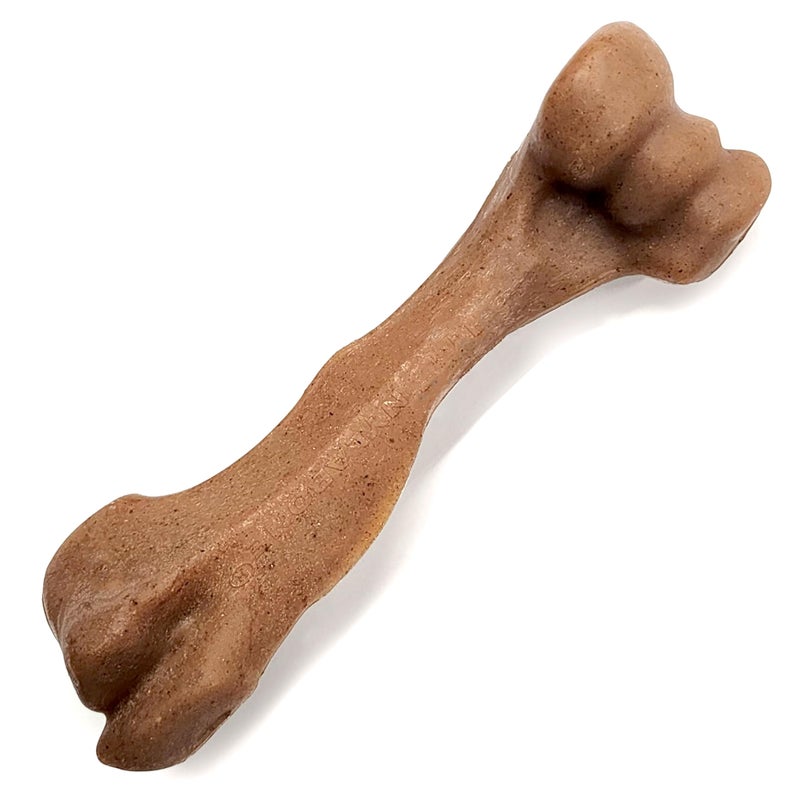 Nylabone Strong Chew Femur Bone Dog Toy Made with Real Bison & Venison, Durable Chew Toys for Aggressive Chewers, Long Lasting Dog Bone, Keeps Dogs Busy, Large Breeds - Up to 50 lbs - Image 1