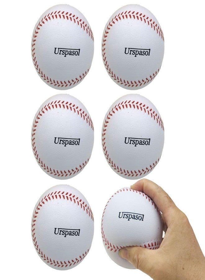 Urspasol Practice Foam Softballs 12 Inch Oversized Soft Baseballs with Mesh Bag for Kid Teenager Players Training Sporting Batting Safely Hitting (Yellow) - Image 1