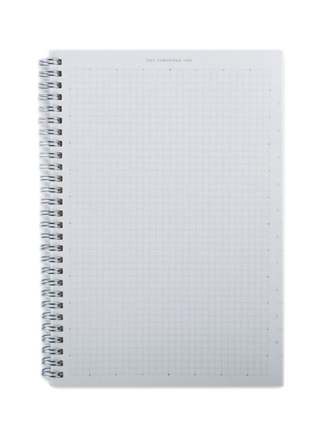 NIBEMINENT Hard Cover Bandage Planner Agenda Notebook White