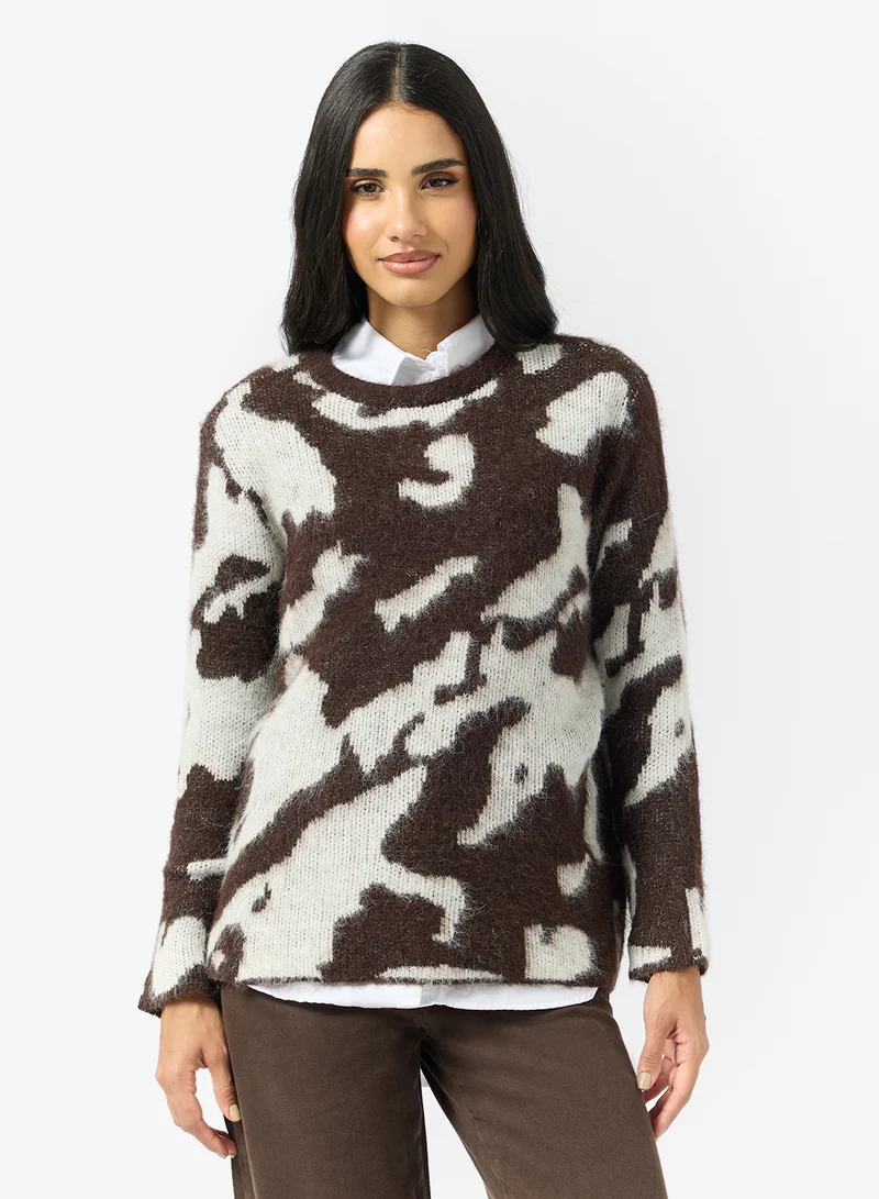 ONLY Crew Neck Pullover Sweater