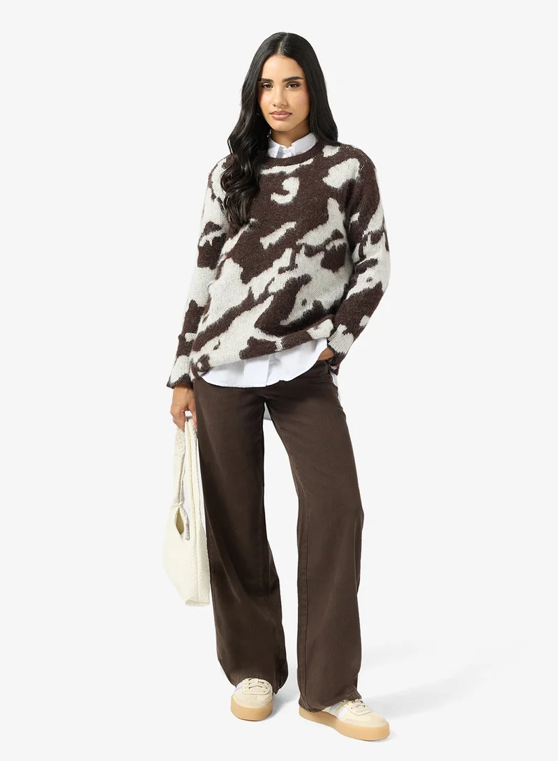 ONLY  Crew Neck Pullover Sweater for Women | Best Price UAE