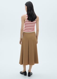 MANGO Striped Knitted Crop Top  - Image 2