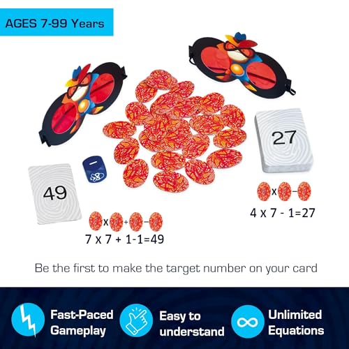 CHALK AND CHUCKLES Chalk & Chuckles Super Math Spy Board Game for Kids Ages 8-12 | Practice Multiplication, Division, Addition & Subtraction | STEM Math Toy for Boys & Girls | Educational Game for Classroom & Family Fun - Image 3