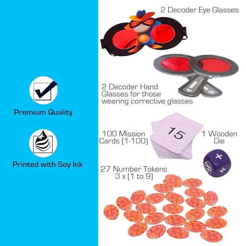 CHALK AND CHUCKLES Chalk & Chuckles Super Math Spy Board Game for Kids Ages 8-12 | Practice Multiplication, Division, Addition & Subtraction | STEM Math Toy for Boys & Girls | Educational Game for Classroom & Family Fun - Image 5