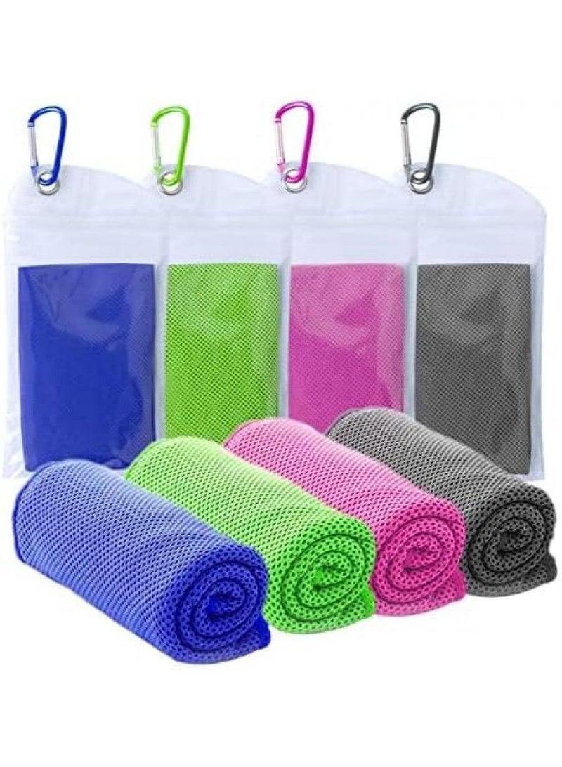 Y&D 4 Piece Sports Quick Drying Ice Towel - Image 1