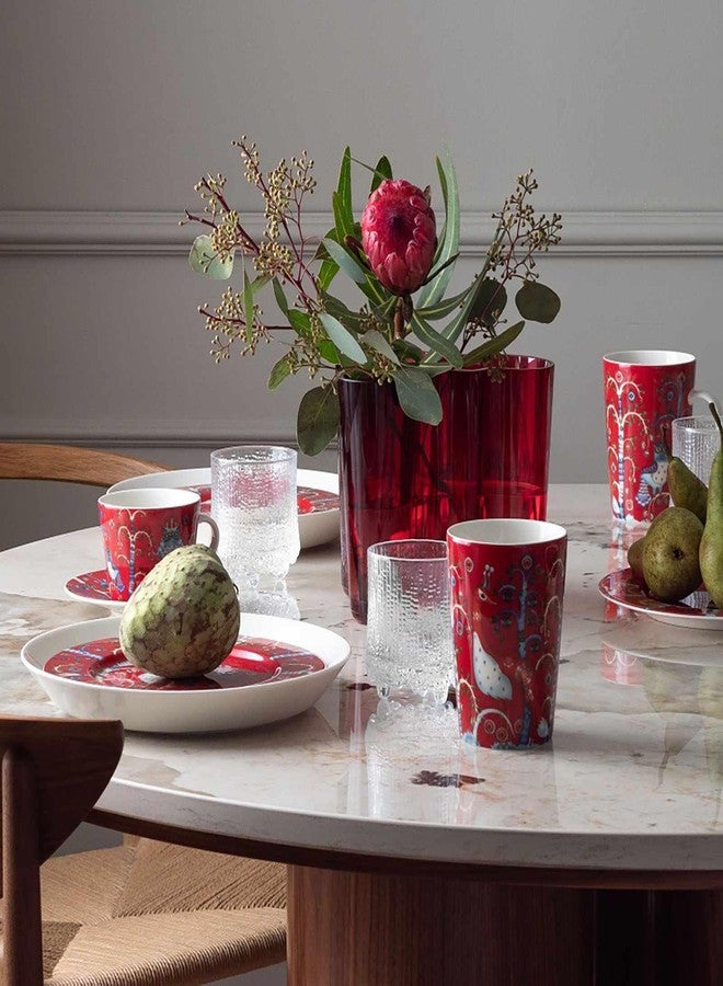 iittala Taika red Salad Plate 22cm - Image 3