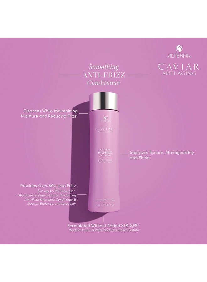 ALTERNA CAVIAR Anti-Aging Smoothing Anti-Frizz Conditioner 16.5 Fl Oz| For Medium, Thick Hair | Smooths Hair, Tames Frizz | Sulfate Free - Image 2
