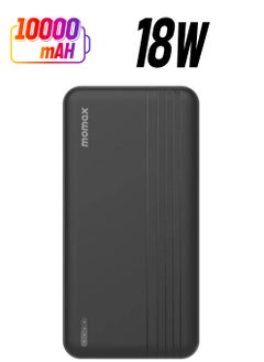 Momax Momax iPower PD 10000 mAh Fast Charging Battery Pack 18W Input and Multiported 1 USB C and 2 USB A -IP77 Black  - Image 1